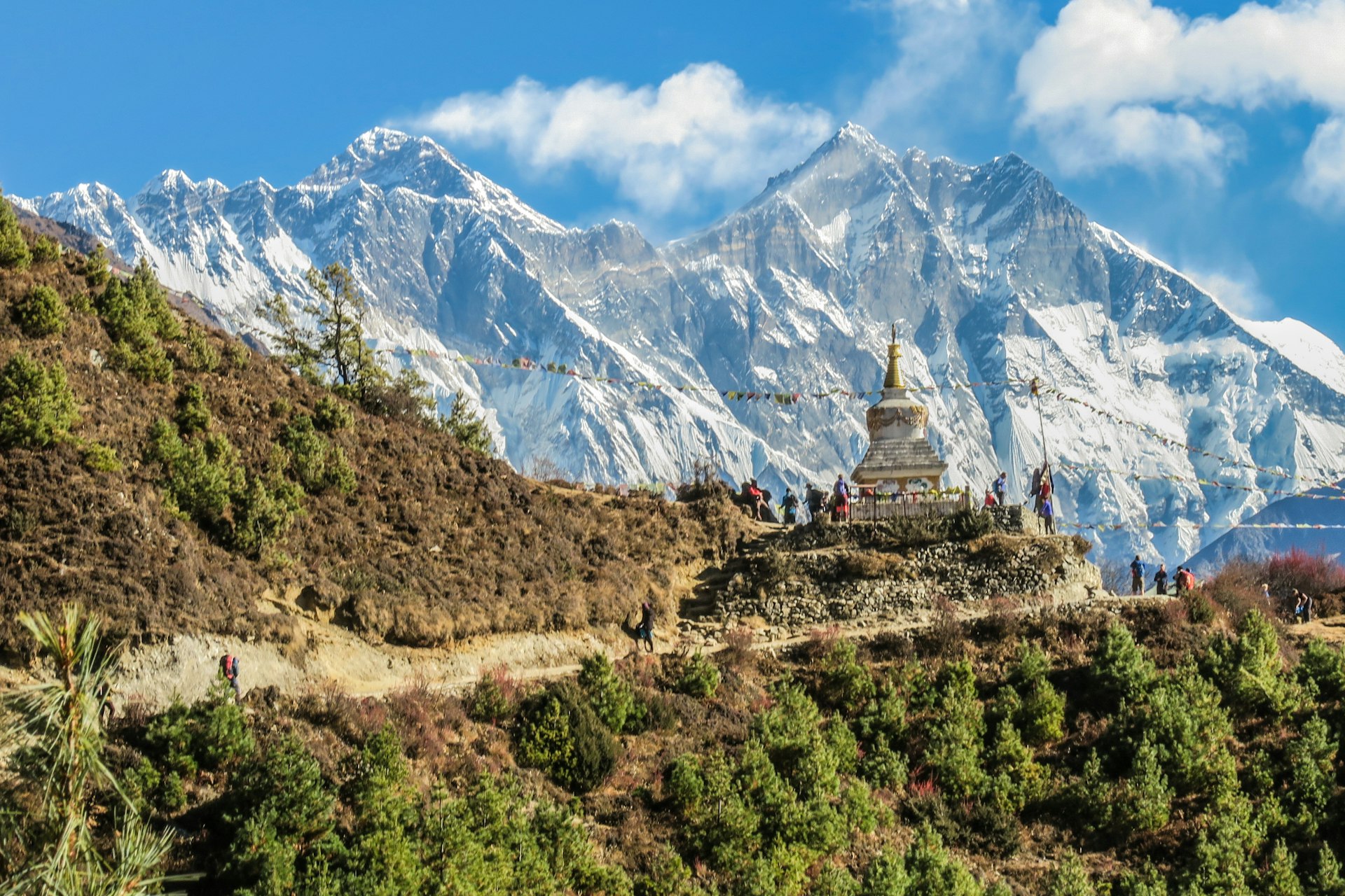 Nepal Himalayan Morning Sunshine